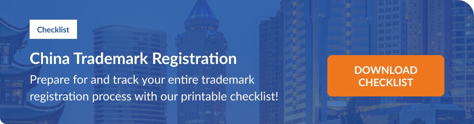 CTA of China Trademark Registration Checklist