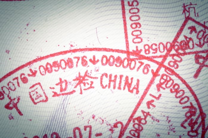 china entry stamp in passport china entry stamp in passport