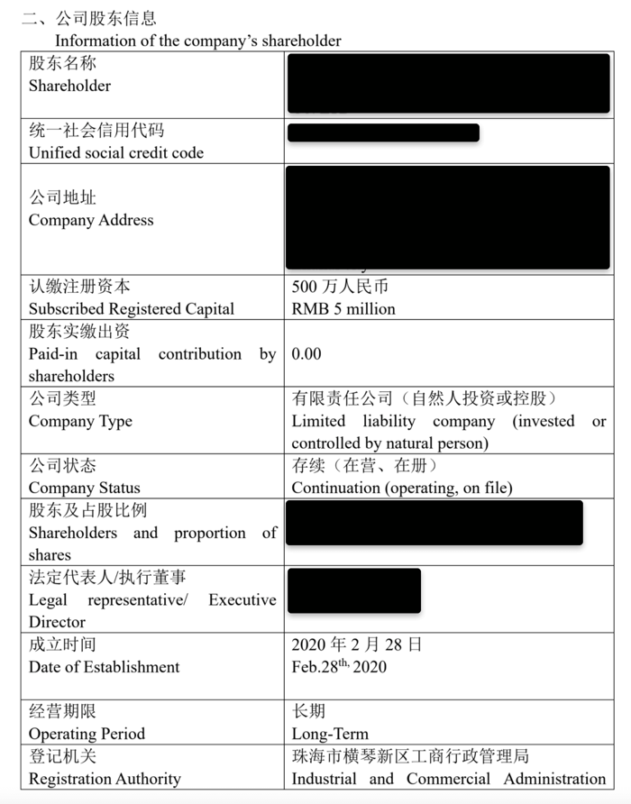 Hongda company check report 3